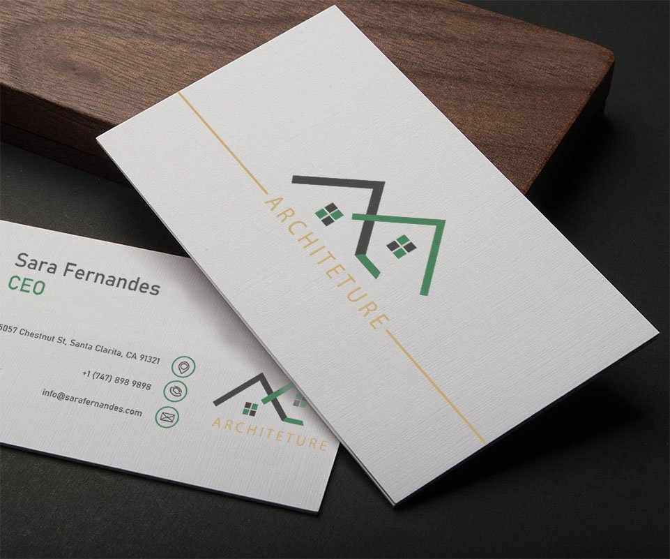Linen Business Cards