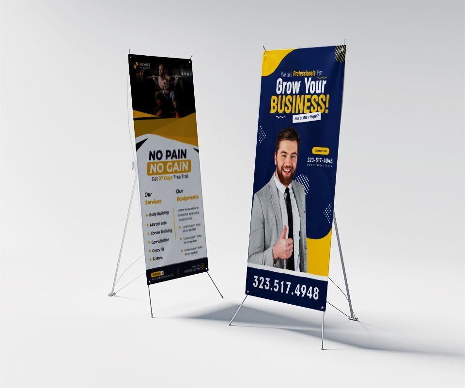 X- Stand Banners