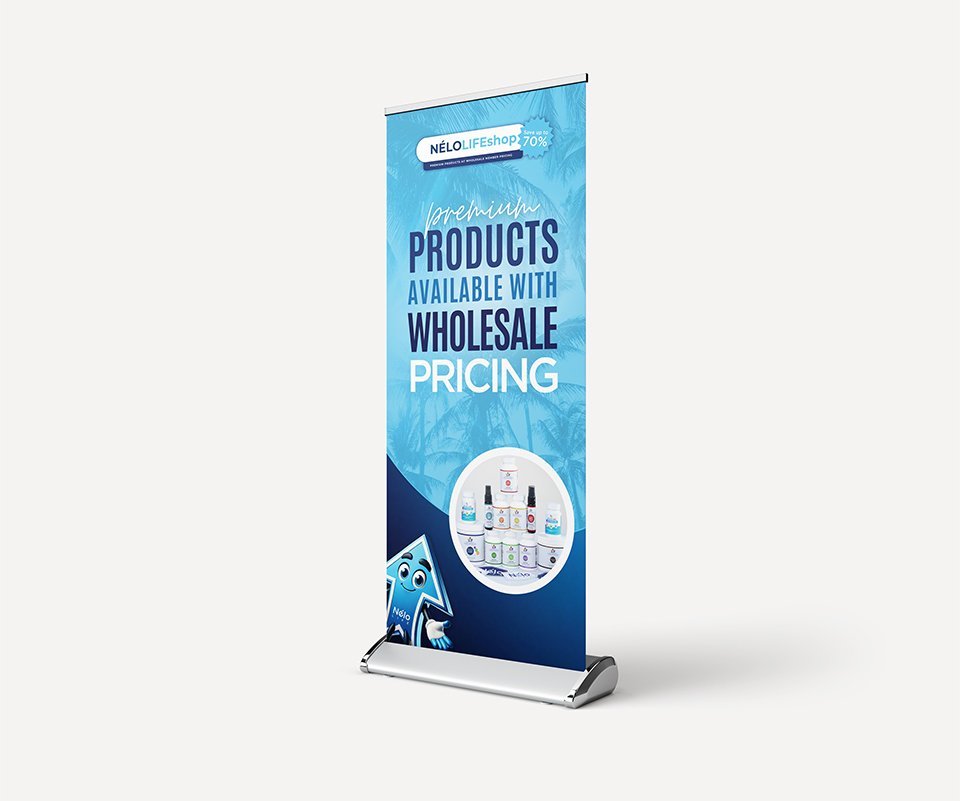 Premium Retractable Banner Stand