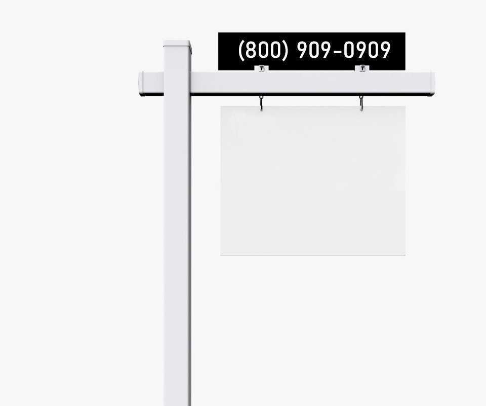 Real Estate Sign Riders