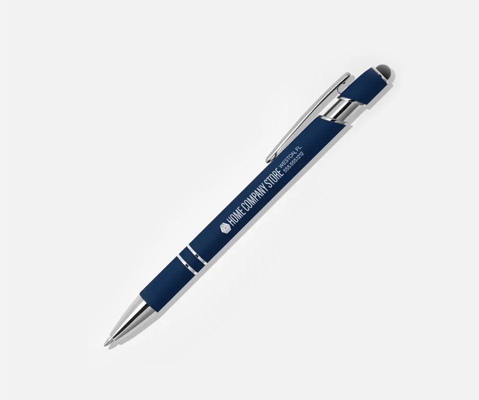 Bright Alpha Soft Touch Pen With Stylus