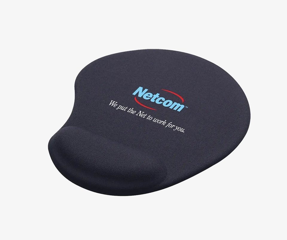 Bullet Solid Jersey Gel Mouse Pad/Wrist Rest